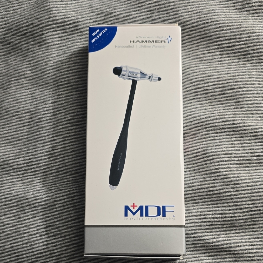 MDF Instruments Black and Silver Reflex Hammer